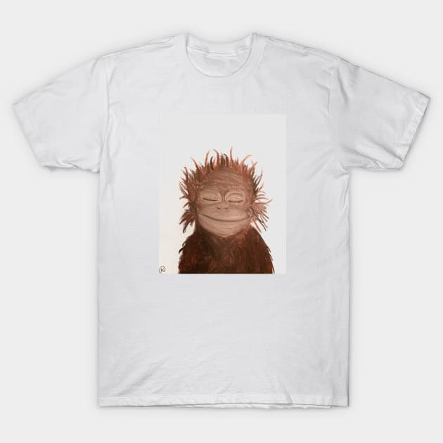 Monkey Bongo T-Shirt by Kbpaintingprints